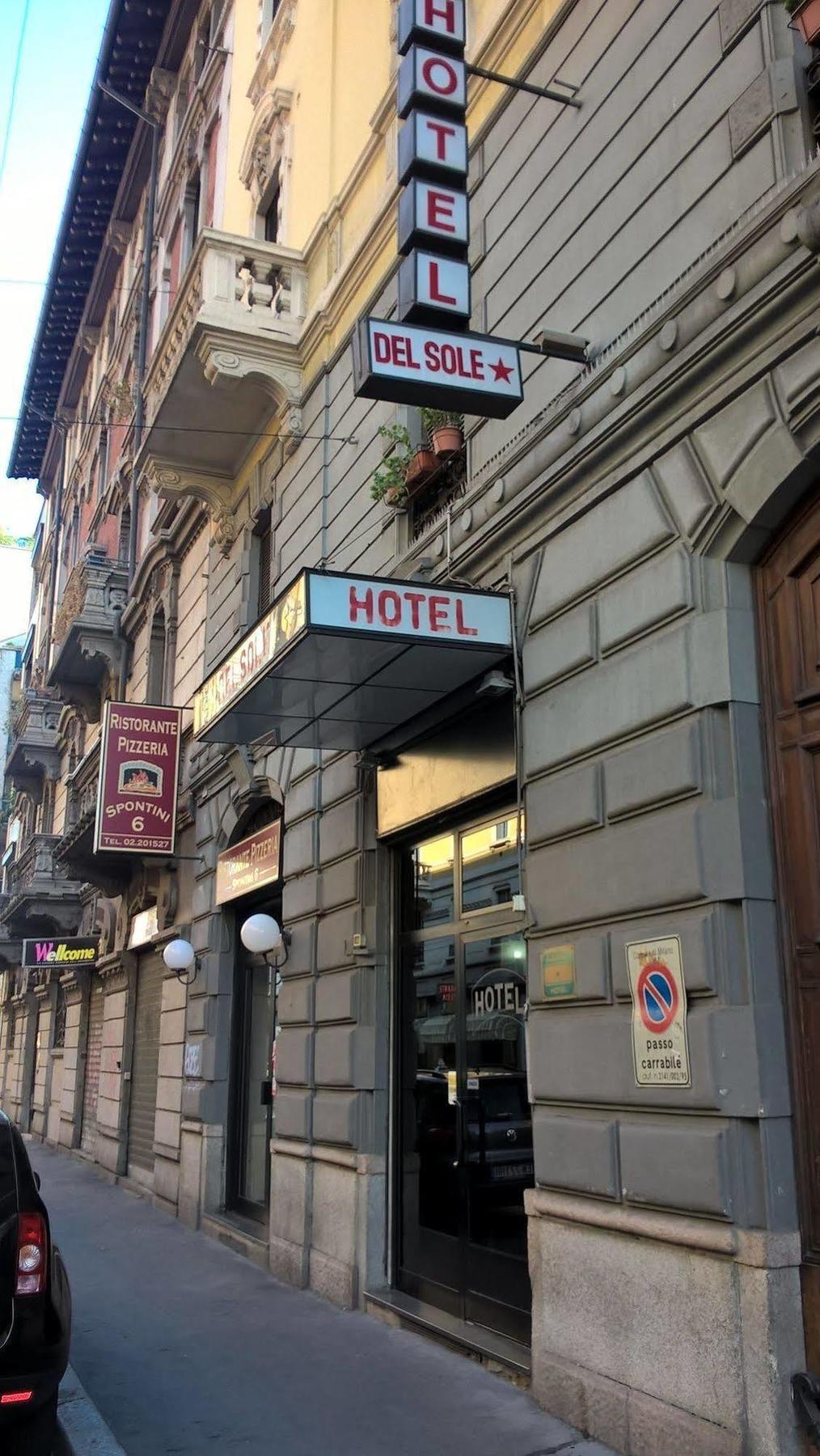 Hotel Del Sole Milánó Kültér fotó
